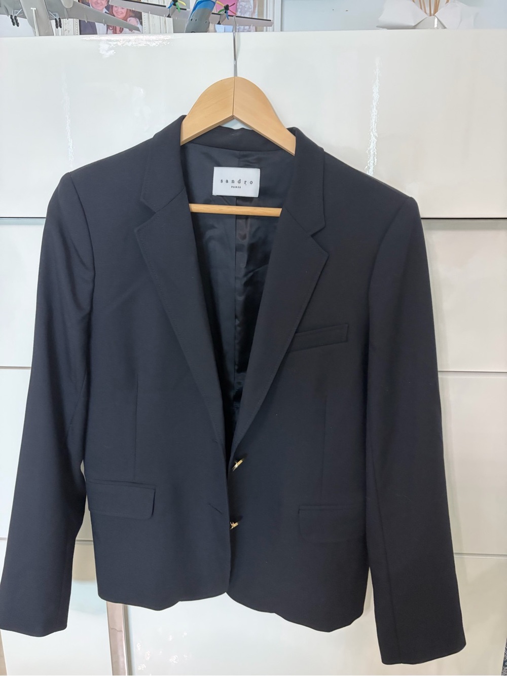Sandro women navy Tailored Blazer